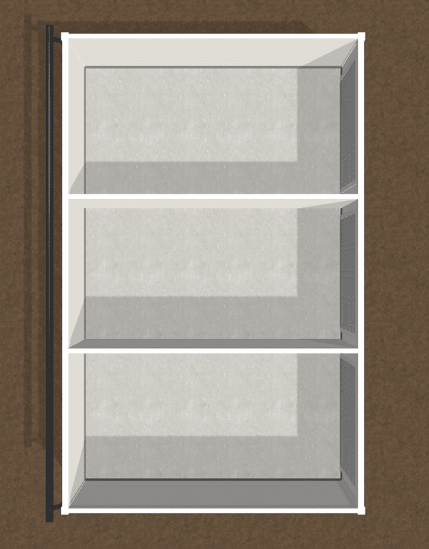 Fleksibel rekkegarasje – 3 meter plasser med pulttak og innvendige skillevegger