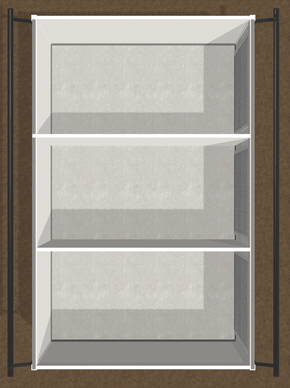 Fleksibel rekkegarasje – 3 meter plasser med saltak og innvendige skillevegger